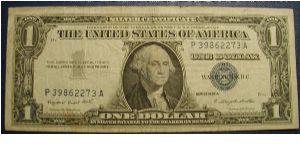 US 1 Dollar Silver Certificate 1957A Banknote