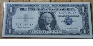 US 1 Dollar Silver Certificates 10 Consecutive Serials 1957B Banknote