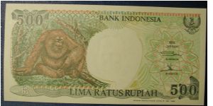 Indonesia 500 Rupiah 1992 Banknote
