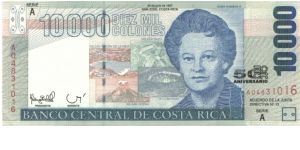 P-273, 10.000 Colones, 1997 Banknote
