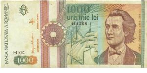 1.000 Lei * 1992 * P-102 Banknote
