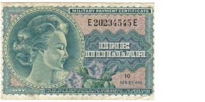 $1.00 MPC series 692 Banknote