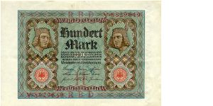 1920 100 Mark Issued in Nazi Era & We've More Grades From The Same Note Banknote
