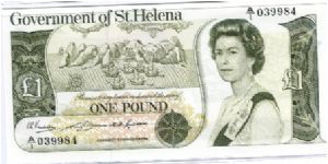 St Helena 1 Pound Banknote
