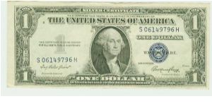 NICE 1935E SERIES SILVER CERT. Banknote