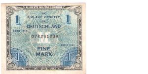 Allied Military Currency for germany printed by the BEP Banknote