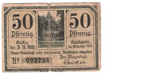 Notegeld Banknote