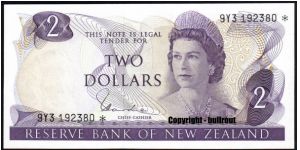 $2 Hardie I 9Y3* (replacement note) Banknote