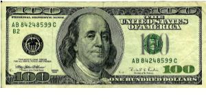 1996 $100 Note(VG) U.S.A. Banknote