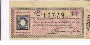 RARE Philippine Lottery Ticket. Banknote