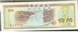 People's Republic

Bank of China

Foreign Exchange Certificate Banknote