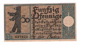 Nr.037922

German Notgeld Banknote