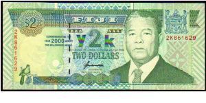 2 Dollars
Pk 102
------------------
Commemorative
Issue
------------------ Banknote