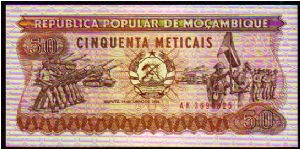 50 Meticas
Pk 129 Banknote