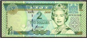 2 Dollars
Pk 88 Banknote