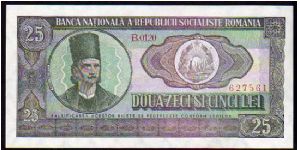 25 Lei
Pk 95a Banknote