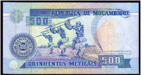 Banknote from Mozambique