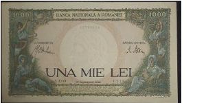 1000 lei wmk traian Banknote