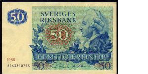 50 Kronor
Pk 53d Banknote