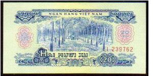 (Vietnam - South)

20 Xu
Pk 38

(o.d 1966) Banknote