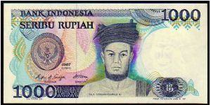 1000 Rupiah
Pk 124a Banknote