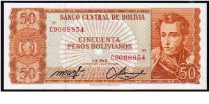 50 Pesos Bolivanos__
Pk 162a Banknote