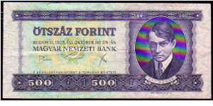 500 Forint
Pk 172b Banknote