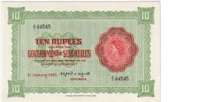 SEYCHELLES--
10RUPEES Banknote