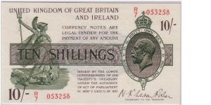 GREAT BRITAIN-
-  10/- Banknote