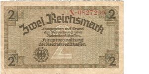 Note issued for use in Nazi-occupied countries Banknote