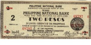S-625a RARE Negros Occidental 2 Pesos note in series, 17 of 20. Banknote