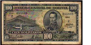 100 Bolivanos__
Pk 133__

Series -Z-
 Banknote