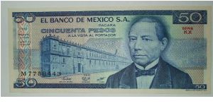 50 pesos 1981 Banknote