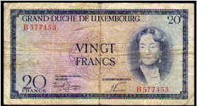 20 Francs
Pk 49 Banknote