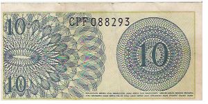 10 RUPIAH

CPF 088293 Banknote