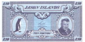 1979 JASON ISLANDS 10 POUNDS

*NOTES VALID ONLY TILL DECEMBER 31, 1979* Banknote