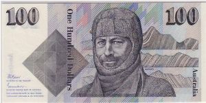 COMMONWEALTH OF AUSTRALI $100 Banknote