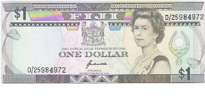 1 DOLLAR

D/25984972

P # 89 Banknote
