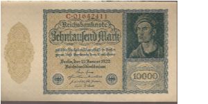 P70, 71, 72
10000 Mark Banknote