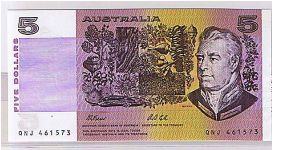 COMMONWEALTH OF AUSTRALIA-
$5 Banknote