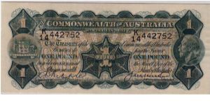 COMMONWEALTH OF AUSTRALIA-
10/- Banknote