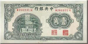 P202
10 cents = 1 Chiao Banknote