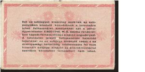 Banknote from Hungary