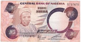 5 nairas; 2001

Thanks De Orc! Banknote