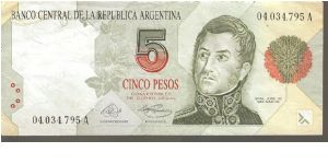 P341
5 Pesos Banknote