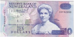 RESERE BANK OF NZ
$10 Banknote
