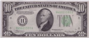 1934 A $10 ST LOUIS FRN

*NICE AND CRISPY WITH RAZOR SHARP CORNERS* Banknote