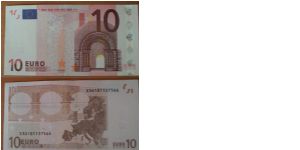 10 Euros. European Union. Banknote