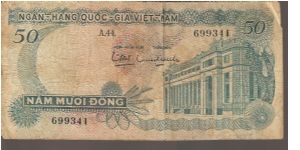 Vietnam - South

P25
50 Dong Banknote