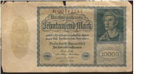 P71
10000 Mark Banknote